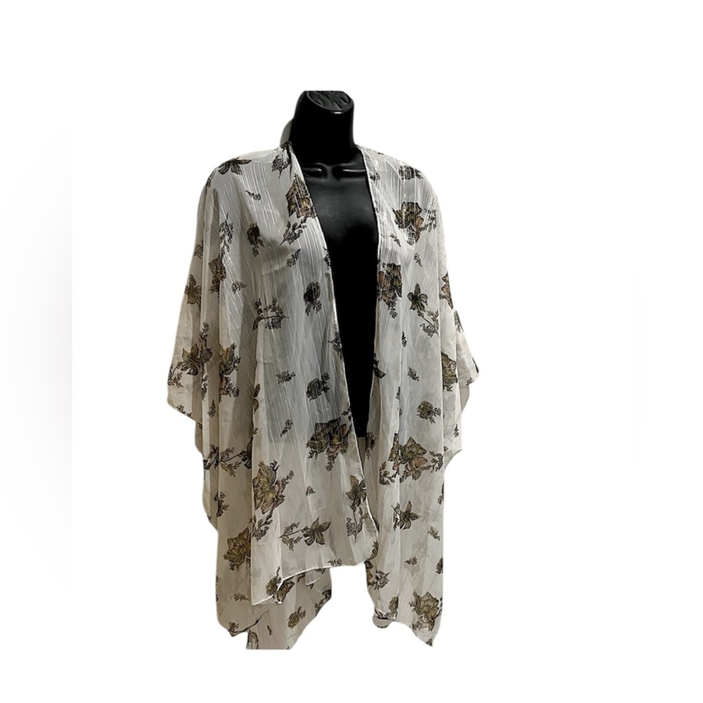 White Sheer coverup/cardigan